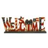 Gifts Royer's | Wooden Sitting Usa Welcome