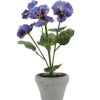 Silks Royer's | Silk Blue Pansy Pot