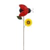 Gifts Royer's | Metal Lady Bug And Sunflower