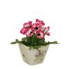 Silks Royer's | Silk Cineraria Violet Pot