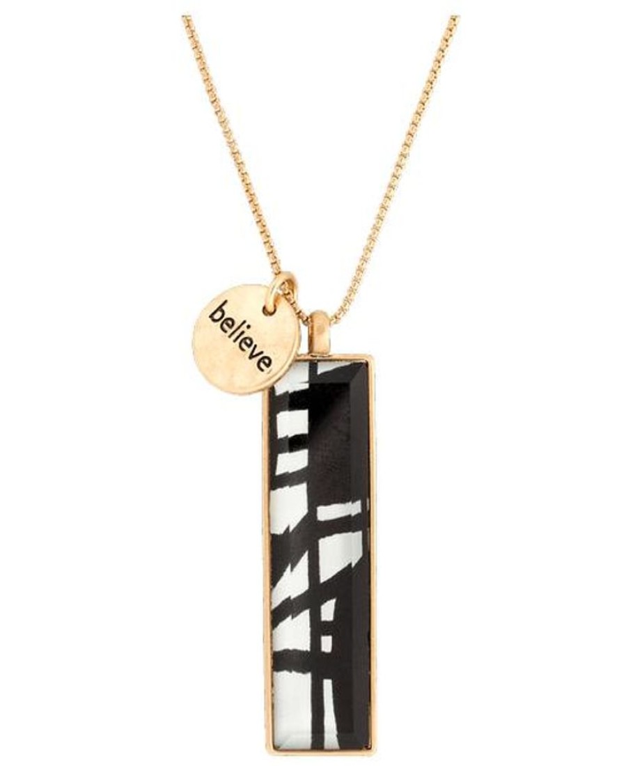 Gifts Royer's | Artlifting Necklace - Bold Black And Whi