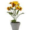 Silks Royer's | Silk Yellow Pansy Pot