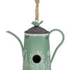 Gifts Royer's | Embossed Flower Watering Can Bird House