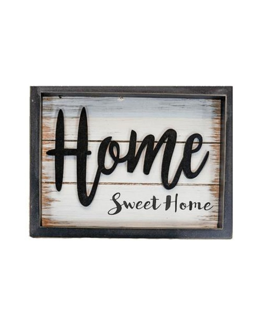 Gifts Royer's | Home Sweet Home Wood Sign - Black Frame