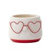 Gifts Royer's | Heart Glasses Face Planter