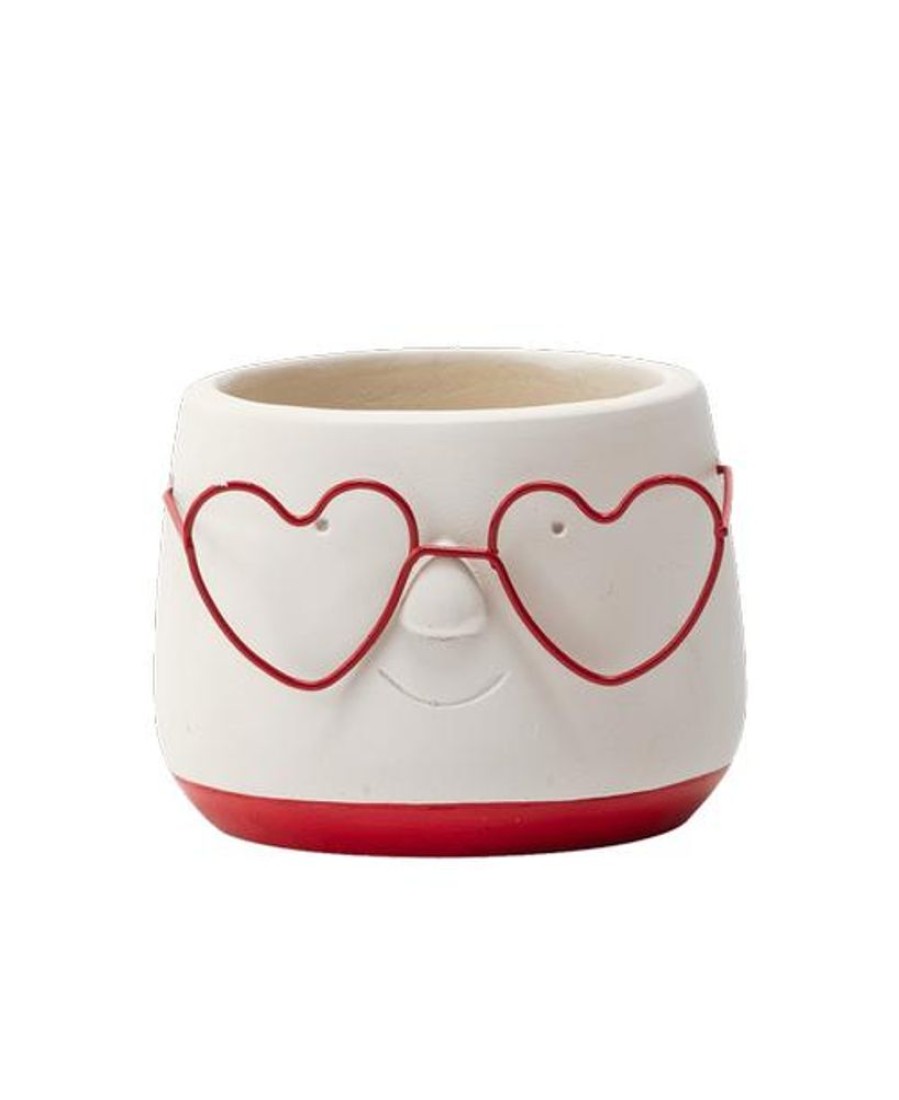 Gifts Royer's | Heart Glasses Face Planter