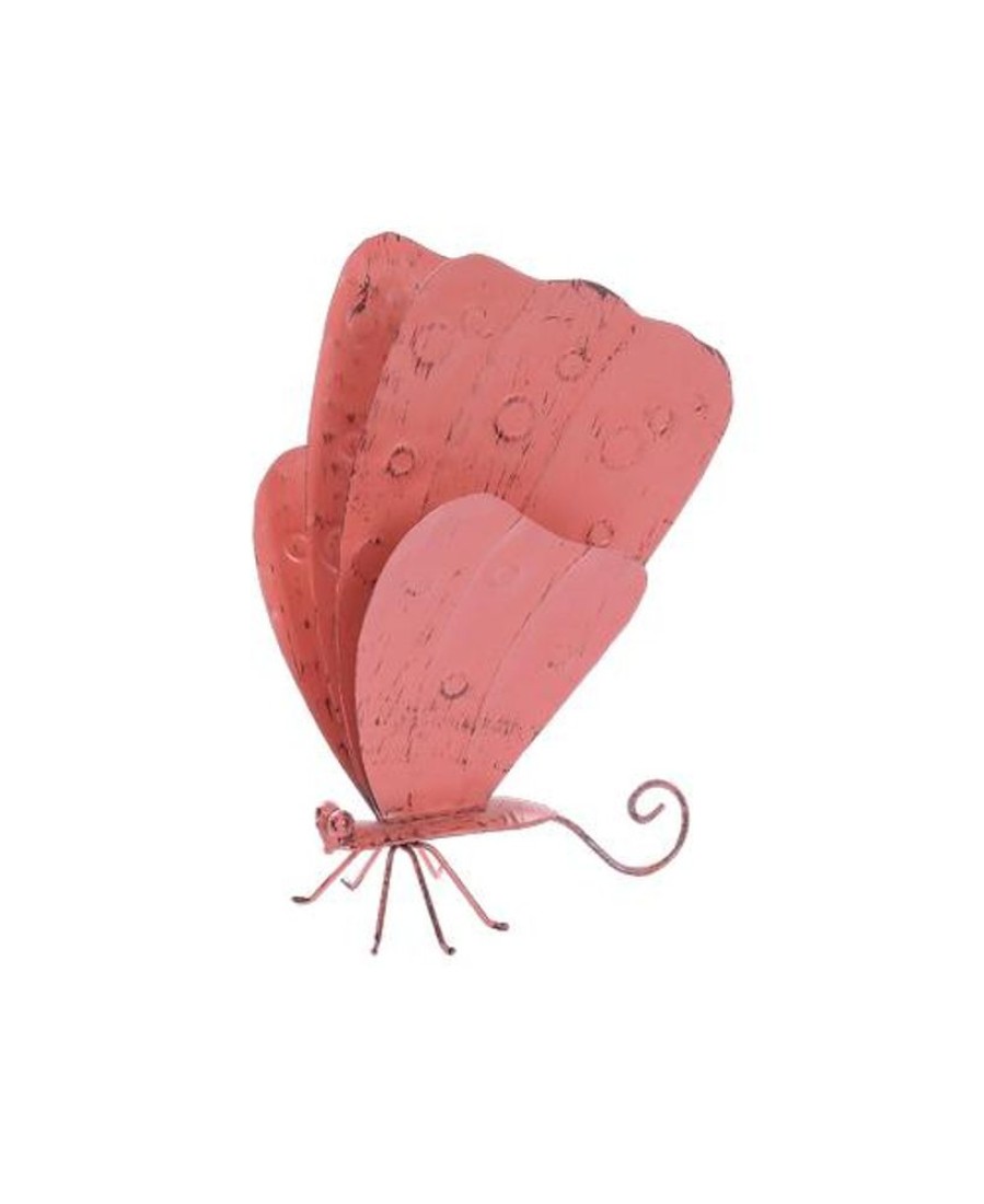 Gifts Royer's | Metal Standing Butterfly -Pink