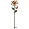 Gifts Royer's | Metal Flower With Butterfly