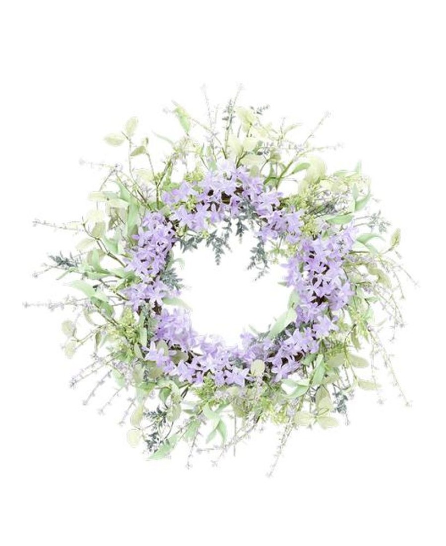 Silks Royer's | Silk Lavender Wreath