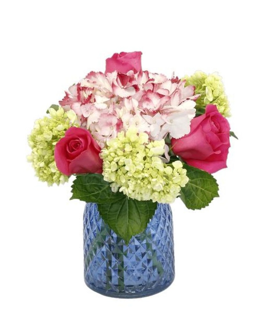 Occasions Royer's | Happy Hydrangea With Roses, Small - Pink